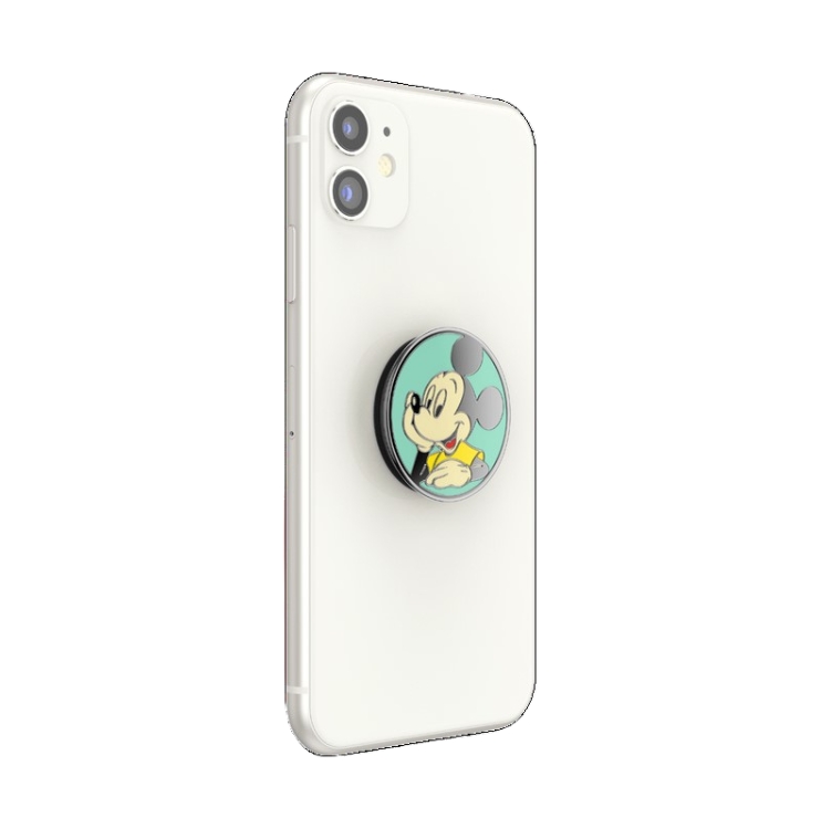 Suport PopSocket PopGrip cu Licenta Metalic Mickey Mouse 80s, Disney - 1 | YEO